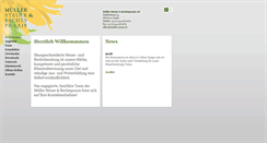 Desktop Screenshot of mueller-praxis.ch