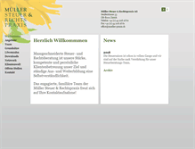 Tablet Screenshot of mueller-praxis.ch
